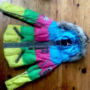 🌈Bogner Mauna Kea down filled for lined ski jacket (rare)